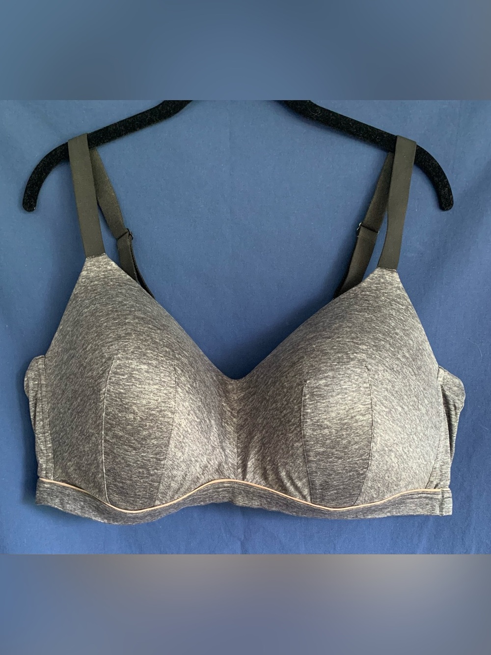 Cacique 46DD Lounge Bra - Gray